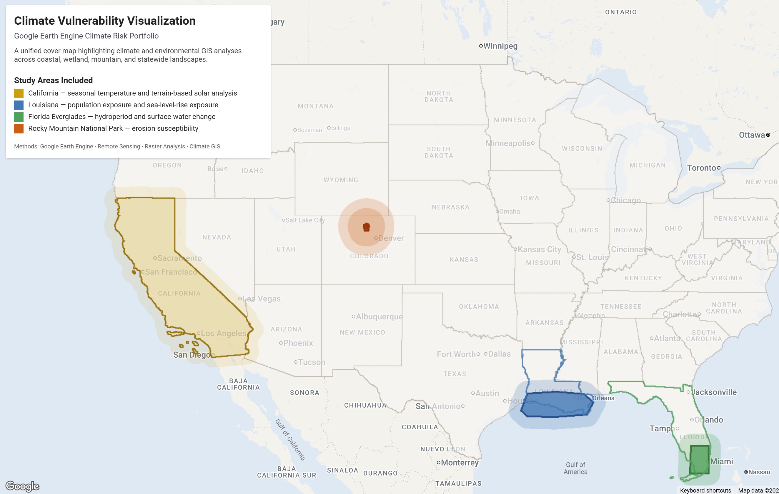Climate Vulnerability Visualization — United States